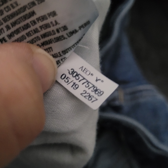 AMERICAN EAGLE | curvy hi-rise jegging distressed destroyed skinny stretch jeans - Picture 11 of 11